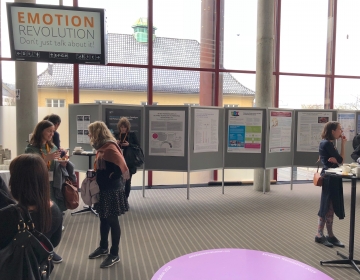 Emotion Revolution in Bergen, Norway 04/2018. View of the poster area. Photo by Ingvar Villido