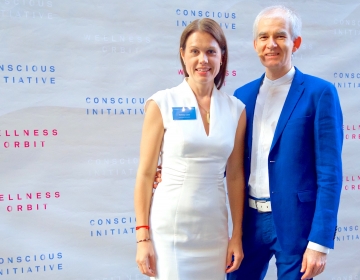 Dr. Helena Lass & Kaur Lass @ Conscious Initiative Conference, Tallinn 05/2018. Photo: Aimar Säärits